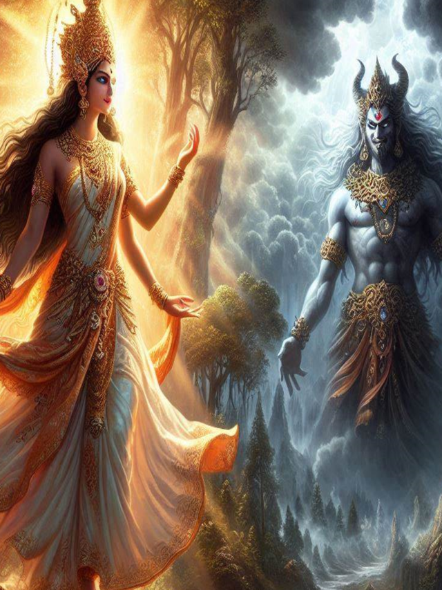 भस्मासुर ने पार्वती को देख ठान लिया शिव को मिटाने का मन।