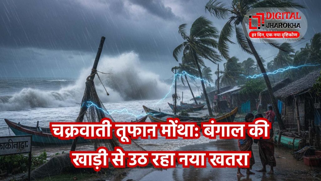 चक्रवाती तूफान मोंथा: बंगाल की खाड़ी से उठ रहा है नया खतरा, तटीय राज्यों में अलर्ट