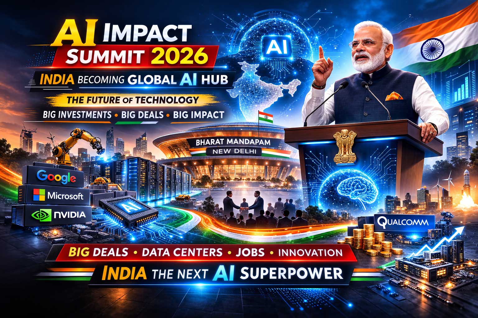 AI Impact Summit 2026: भारत बन रहा है दुनिया का अगला AI पावरहाउस