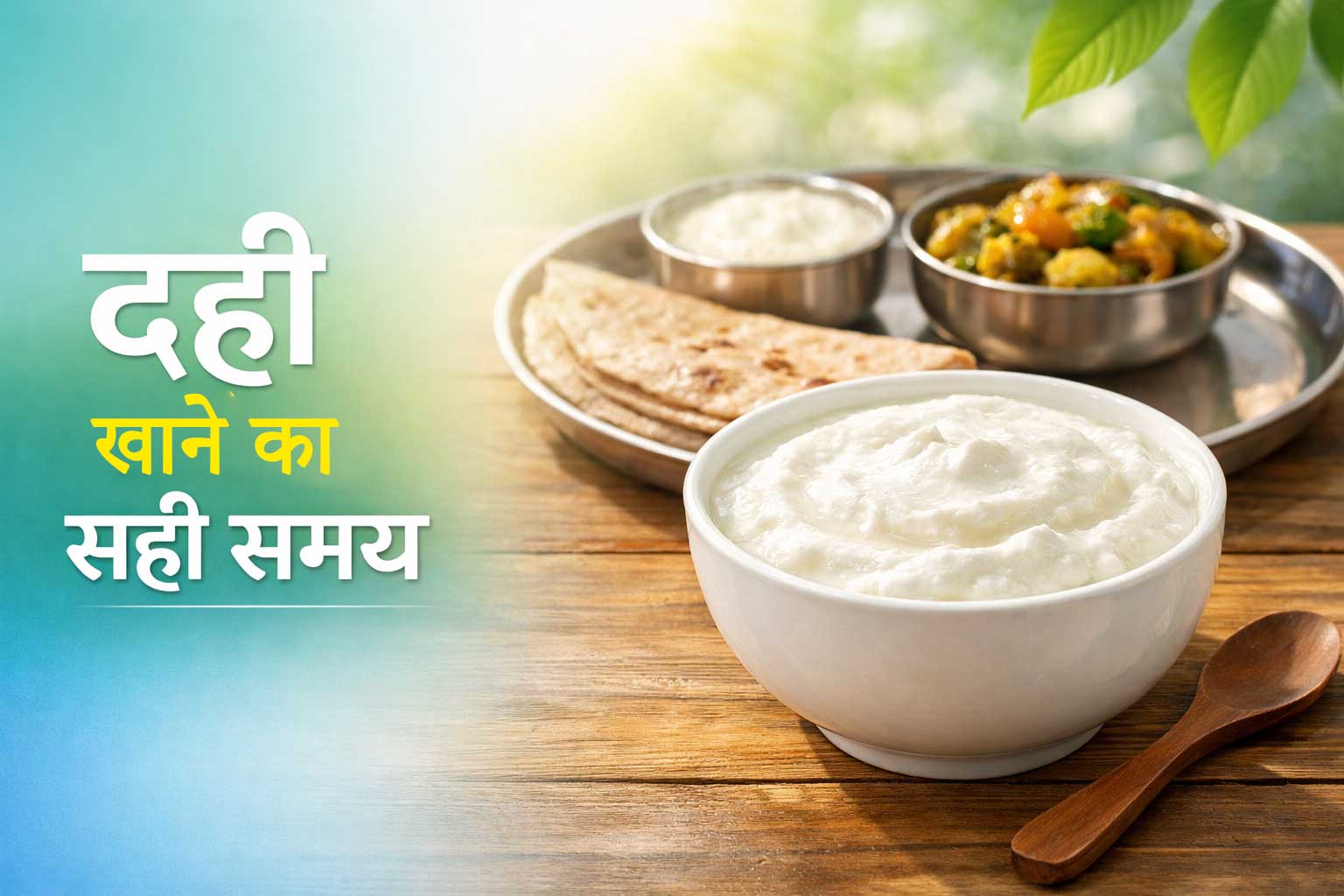 दही खाने का सही समय क्या है? जानें दही खाने के फायदे, वजन कंट्रोल, पाचन सुधार और इम्यूनिटी बढ़ाने का सही तरीका।
