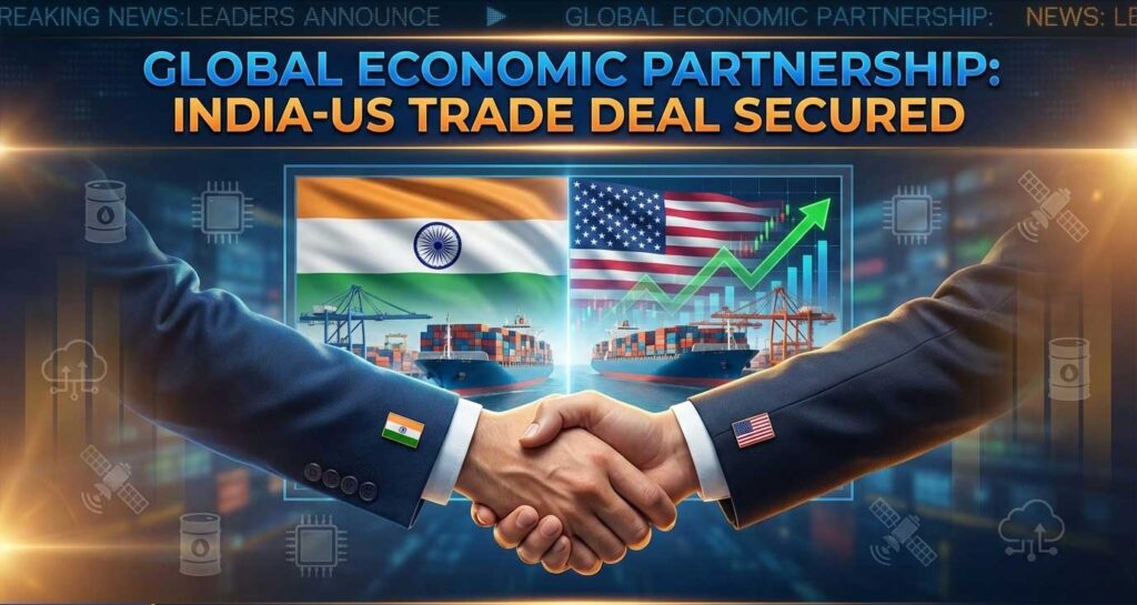 भारत अमेरिका ट्रेड डील टैरिफ 18% सिर्फ एक व्यापारिक घोषणा नहीं, बल्कि दो बड़ी अर्थव्यवस्थाओं के बीच भरोसे