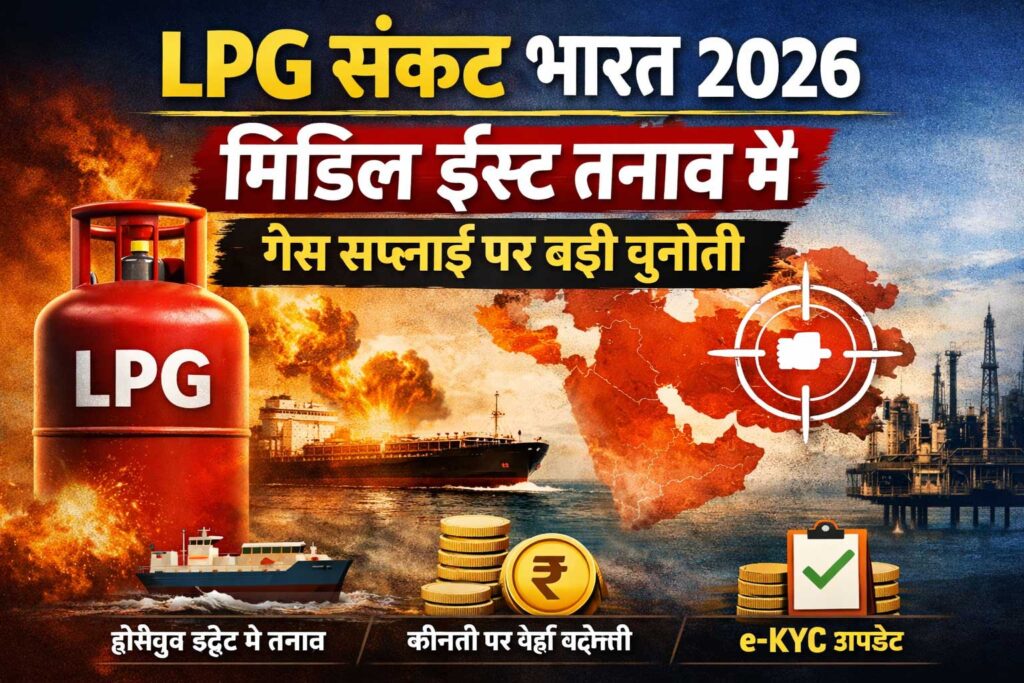LPG संकट भारत 2026: मिडिल ईस्ट तनाव के बीच सरकार ने क्या कहा, जानिए पूरी स्थिति