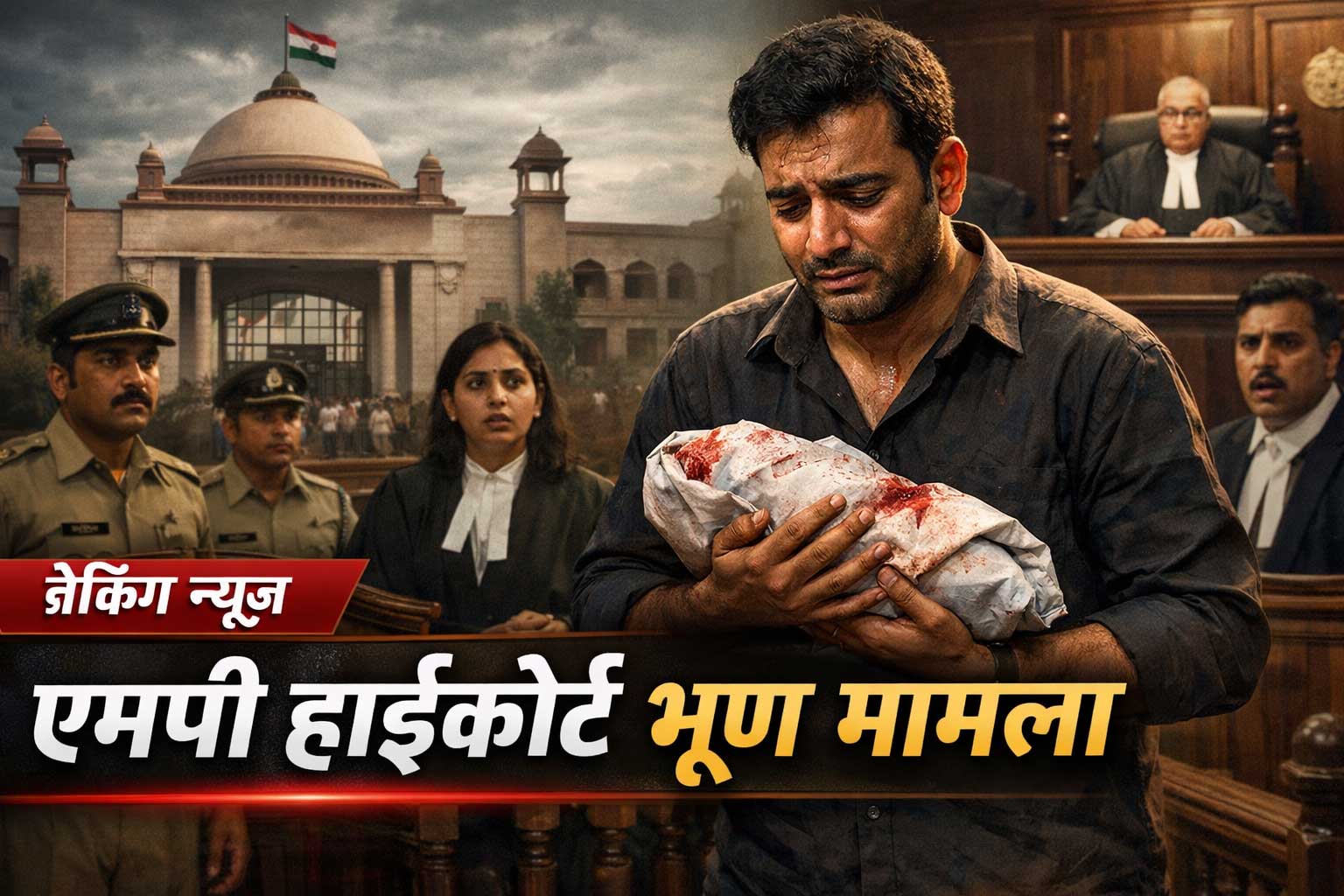 एमपी हाईकोर्ट भ्रूण मामला : जज के सामने अजन्मे बच्चे का भ्रूण लेकर पहुंचा पिता