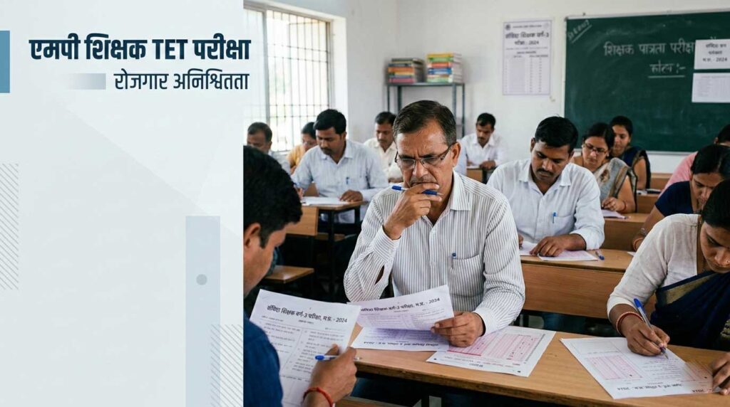 एमपी में डेढ़ लाख शिक्षकों की नौकरी पर संकट