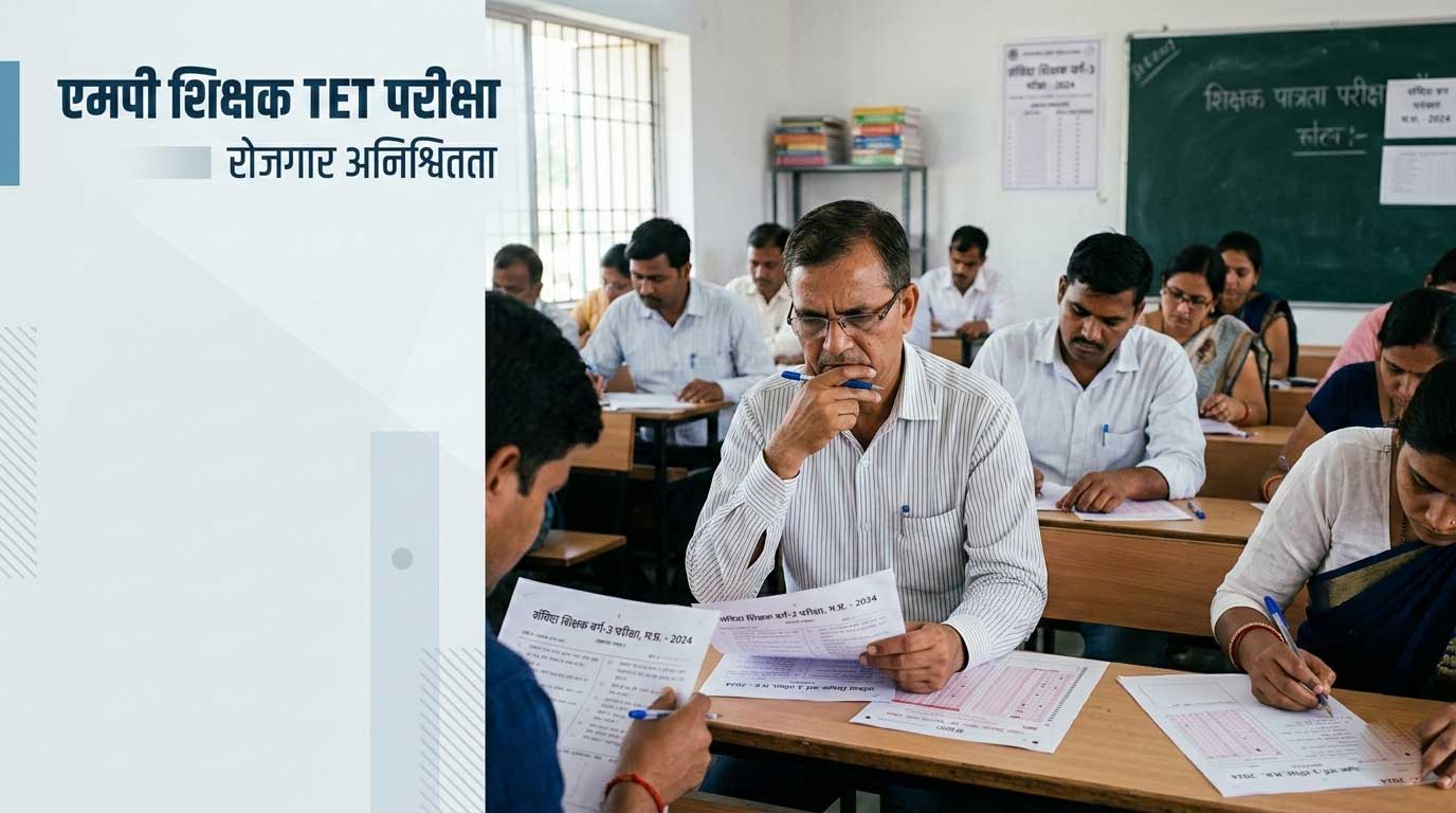 एमपी में डेढ़ लाख शिक्षकों की नौकरी पर संकट